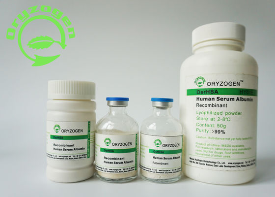 Low Endotoxin Recombinant Serum Albumin HSA Cell Culture For Vaccine Manufacture / Formulation