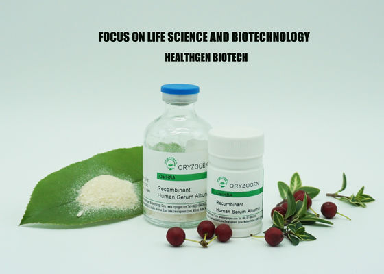 High Bioactivity Protein Albumin Skin Care Lyophilized OsrHSA With Saline