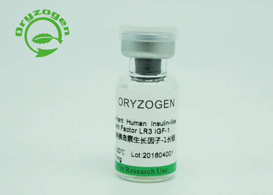 Greater Than 90% Purity Stable Recombinant IGF 1 Long R3 1 X10^6 Units / Mg Bioactivity