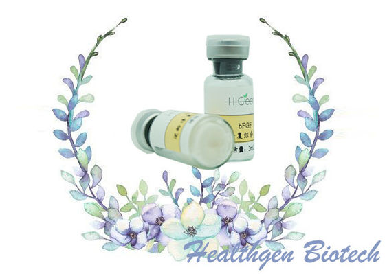 White Lyophilized Powder bFGF Growth Factor Repair Damaged Skin Cells 17KD Human FGF2