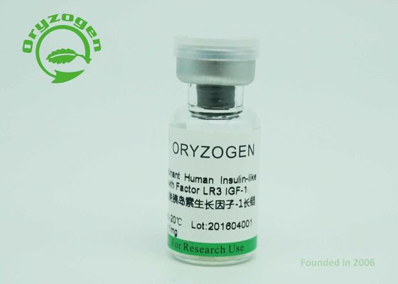 IGF 1 Long R3 Recombinant Growth Factors Oryza Sativa Origin Lyophilized With Saline