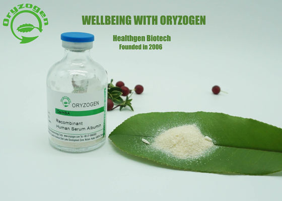 Light Beige Recombinant Human Serum Albumin 66.5kD Anti - Aging Organic Plant Origin