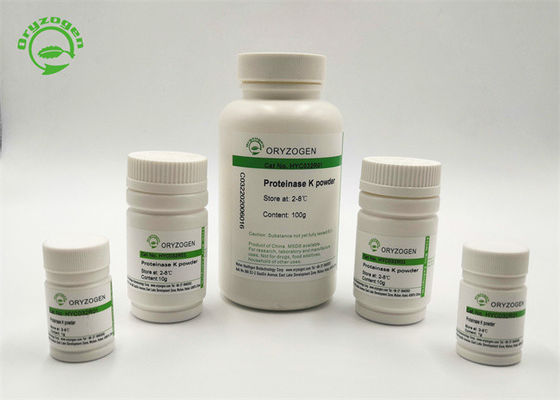 CAS 39450-01-6 Proteinase K Lyophilized Powder rProK Remove DNase And RNase