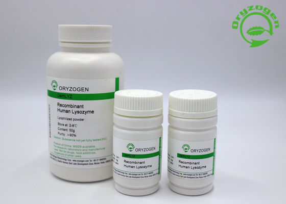 Diarrhea Treatment Recombinant Lysozyme Lyz Lyophilized Powder 50g